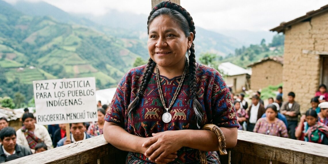 Frase do dia de Rigoberta Menchú, indígena guatemalteca e ativista: "Minha vida não é minha; é de meu povo — e por isso luto"