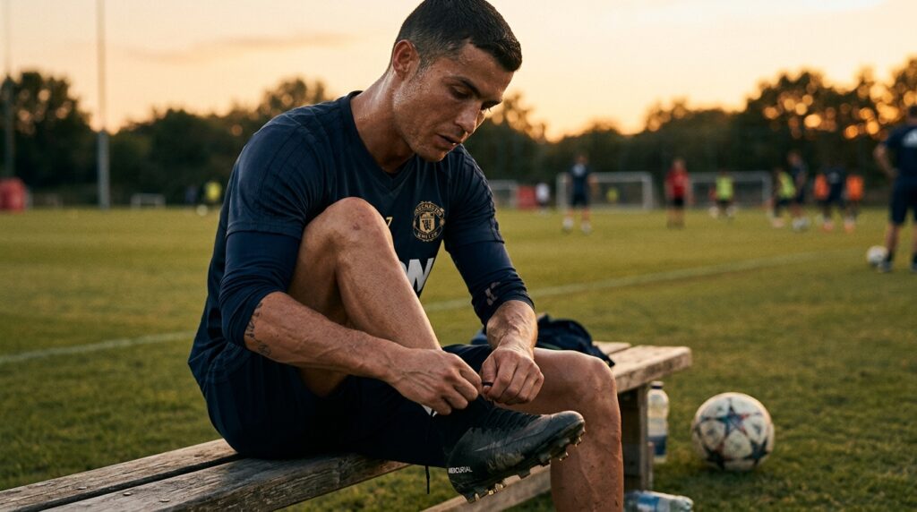 Frase do dia de Cristiano Ronaldo: "Não existe pressão quando você ama o que faz." – A psicologia por trás de transformar pressão em paixão segundo o atleta que mais vence em momentos decisivos.