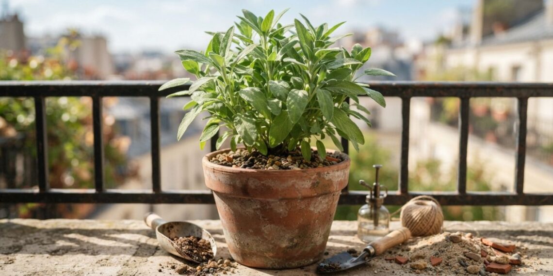 Esqueça as regas diárias: o método definitivo para cultivar Sálvia sem apodrecer as raízes no vaso