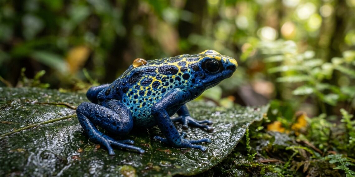 Este sapo venenoso avisa predadores com cores vibrantes: veja essa estratégia de sobrevivência