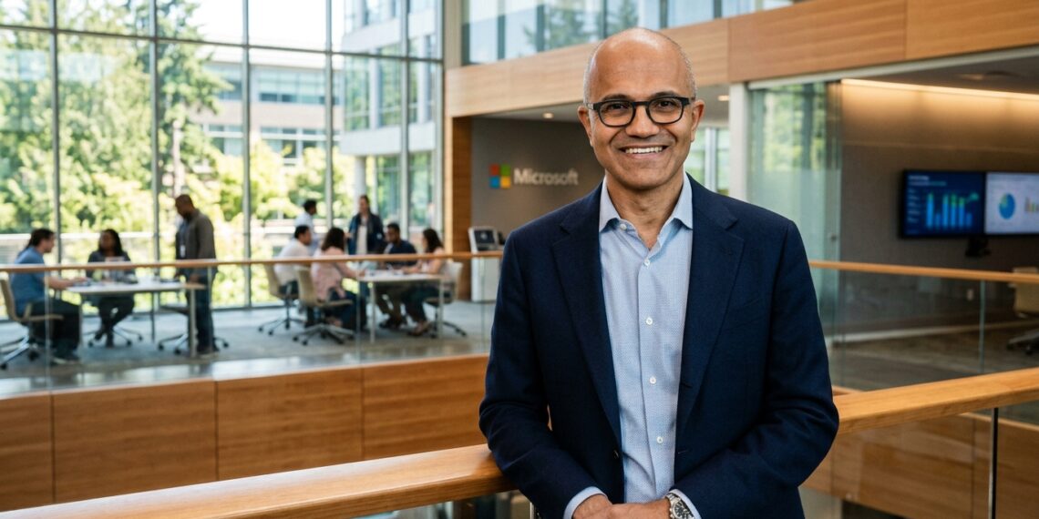 Frase do Dia de Satya Nadella: "Inteligência é curiosidade. Aqueles que aprendem mais, vencem mais." Uma reflexão sobre mentalidade de aprendizado e vantagem competitiva