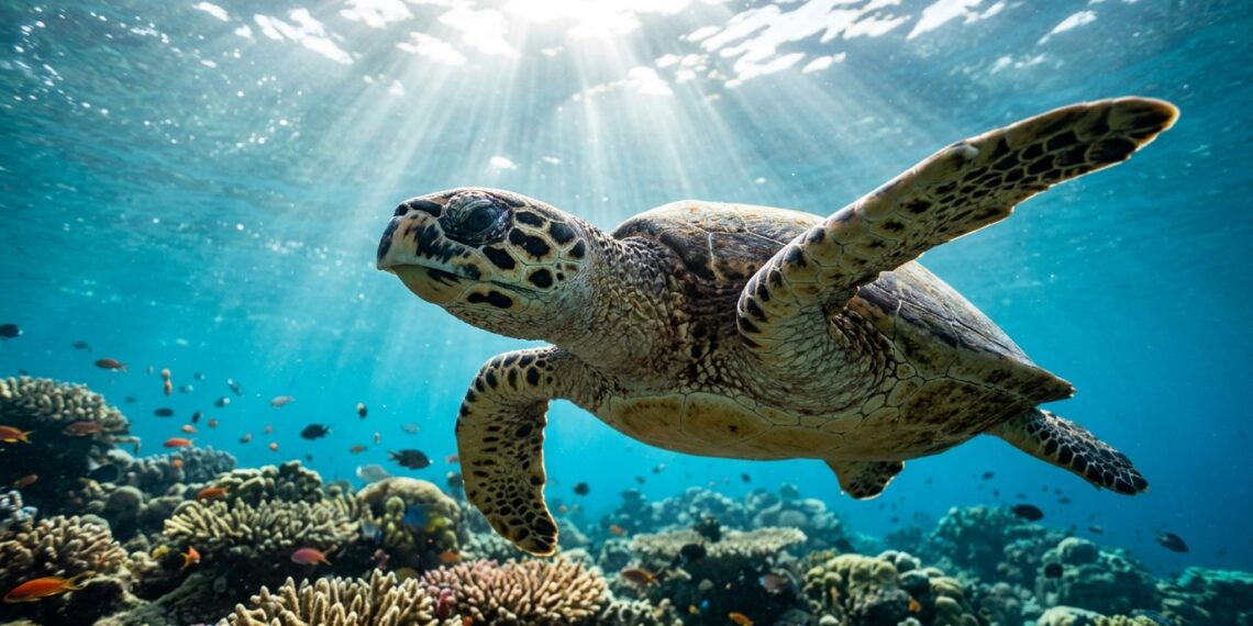 Tartaruga marinha viaja 15 mil km e retorna à mesma praia e ninguém sabe como ela faz isso