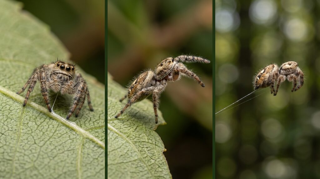 A aranha que salta 50 vezes o próprio tamanho e como ela controla cada pulo