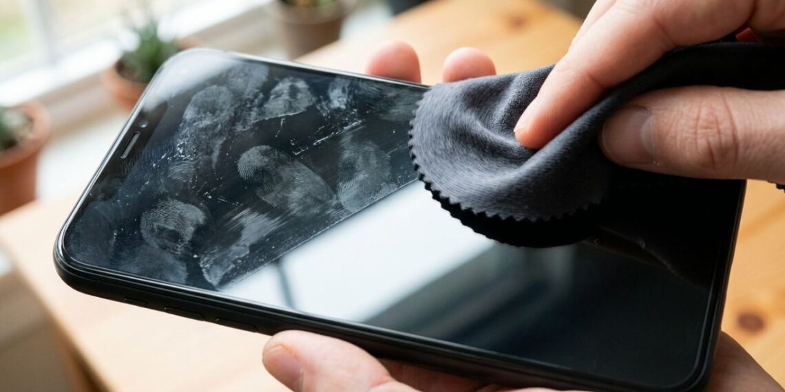 Pare de limpar o visor esfregando o celular na roupa: esse é o jeito certo de tirar a sujeira do dia a dia com movimentos suaves e sem estragar a tela