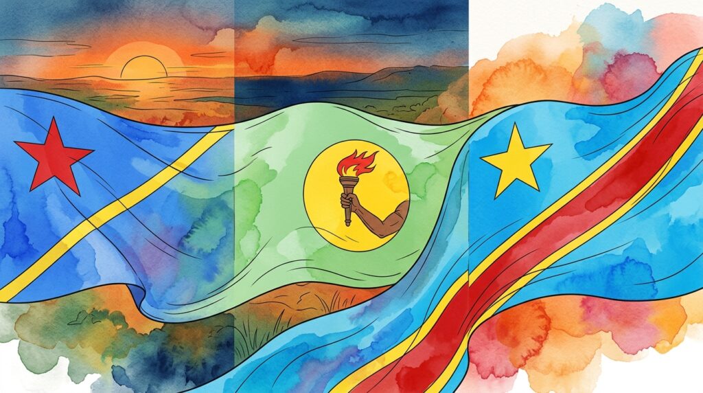 De Lumumba a Mobutu: como a bandeira da RD Congo testemunhou a fragmentação de um país