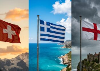 O símbolo que une e separa: como três países usam a mesma cruz com significados opostos