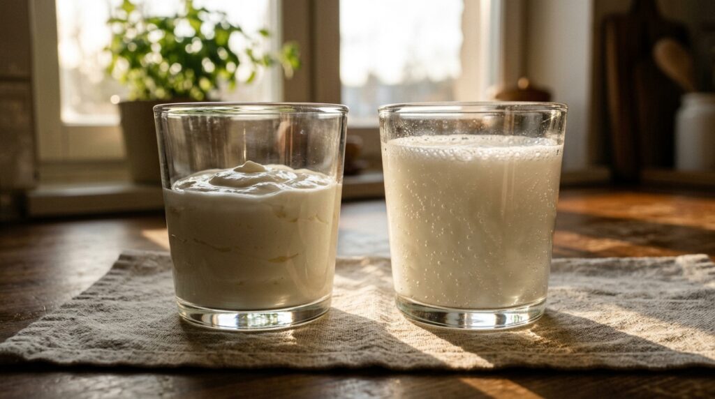 Por que o kefir reduz inflamação intestinal e o iogurte natural melhora a lactose