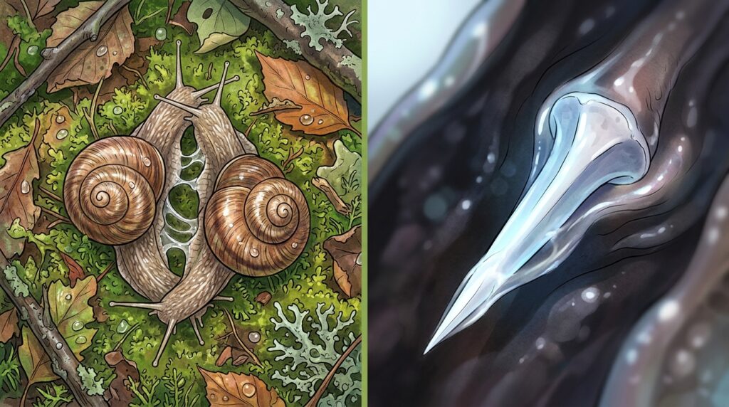 Caracol tem os dois sexos e ainda assim prefere um parceiro: entenda por quê