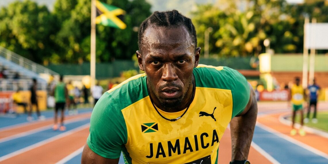 Frase do dia de Usain Bolt, atleta de velocidade e velocista campeão: "Treinar duro, acreditar em você mesmo e ir para onde ninguém foi"