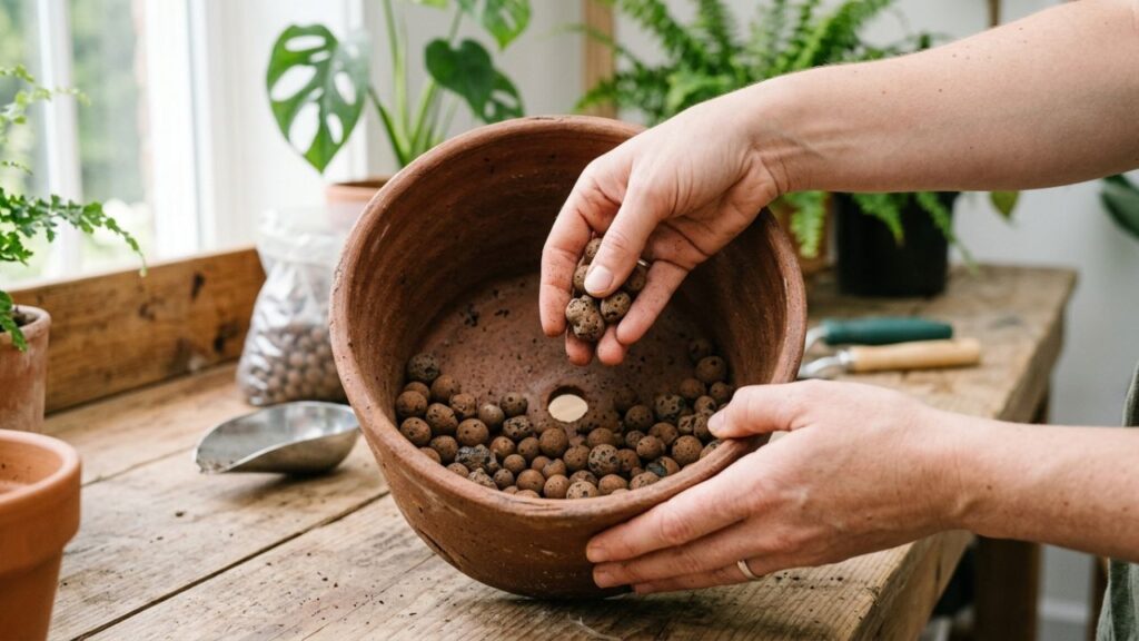 Pare de matar suas plantas: aprenda o método definitivo de drenagem para vasos e nunca mais encharque as raízes