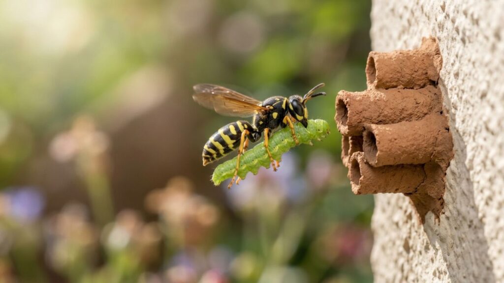 Se você encontrar estes insetos voadores carregando barro para um buraco, nós lhe diremos o que isso significa e por que é algo bom