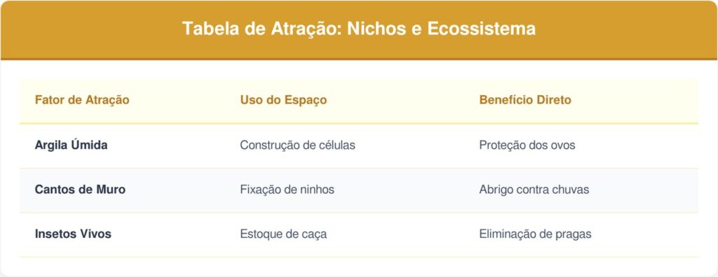 Vespas-solitarias-tabela-1024x396 Se você encontrar estes insetos voadores carregando barro para um buraco, nós lhe diremos o que isso significa e por que é algo bom