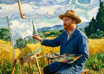 Frase do dia de Vincent van Gogh, pintor holandês pós-impressionista: "Sonho meu quadro e pinto meu sonho"