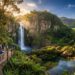 Capital Catarinense da Banana esconde uma cachoeira monumental de 125 metros em seu território