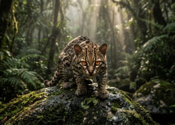 Ele nasceu livre, mas o desmatamento está acabando com o último refúgio do gato-do-mato