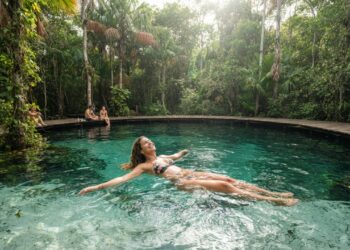 Impossível afundar: no coração do Tocantins existem nascentes que empurram o corpo de volta à superfície