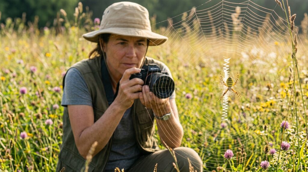 A aranha que tira foto de si mesma: o aracnídeo que descobriu sua própria imagem