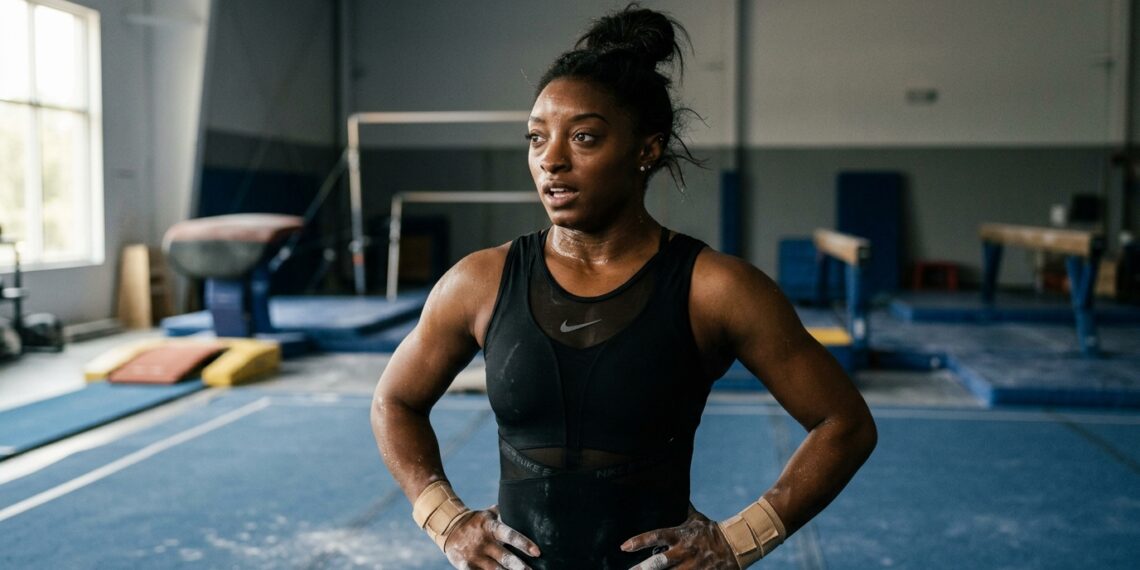 Frase do dia de Simone Biles: "Eu treino mais quando ninguém está olhando." – Como manter o foco quando tudo fica contra você segundo uma das maiores atletas de todos os tempos.