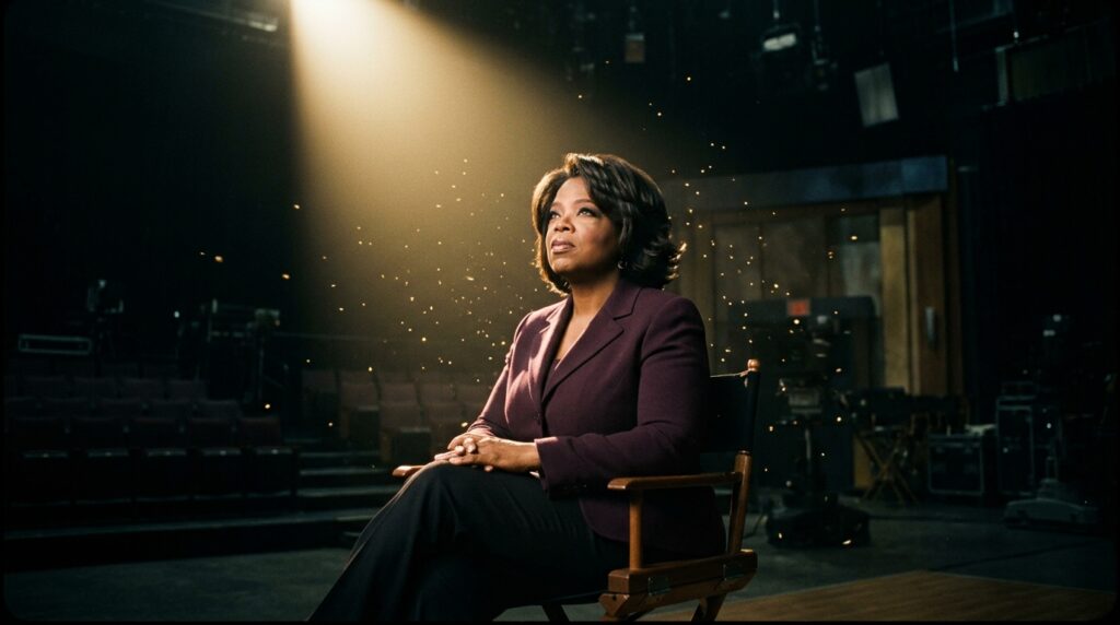 Frase de Oprah Winfrey no dia: "Você fica para onde aponta sua atenção. Se quer melhorar sua vida, mude para onde aponta sua atenção." Uma reflexão sobre foco e transformação em tempos de distração