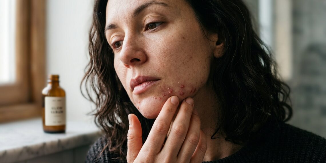 40% das mulheres têm acne hormonal após os 30 e a maioria está tratando do jeito errado