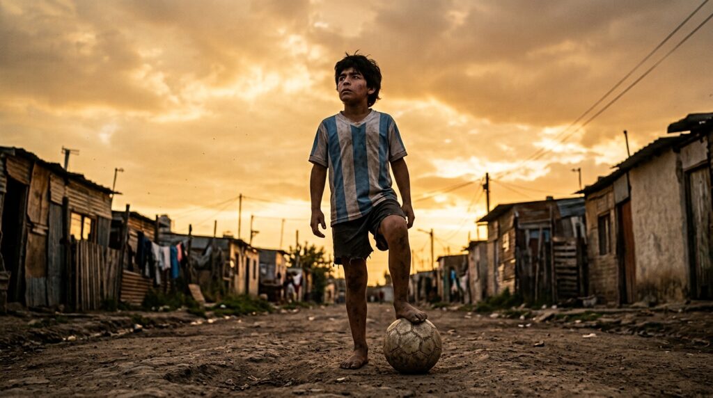 Frase do dia de Diego Maradona: "Eu sou da rua, por isso nunca desisto." – A frase de Maradona que explica como se reinventar sob pressão e por que a origem molda a resiliência.