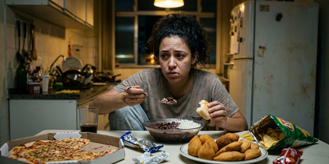 Por que você come mais quando está ansioso: a neurologia da compulsão alimentar