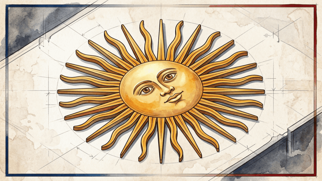 O Sol de Mayo revelado: "Esqueça o que te contaram sobre a heráldica europeia, a verdade por trás deste rosto humano está ligada a…”