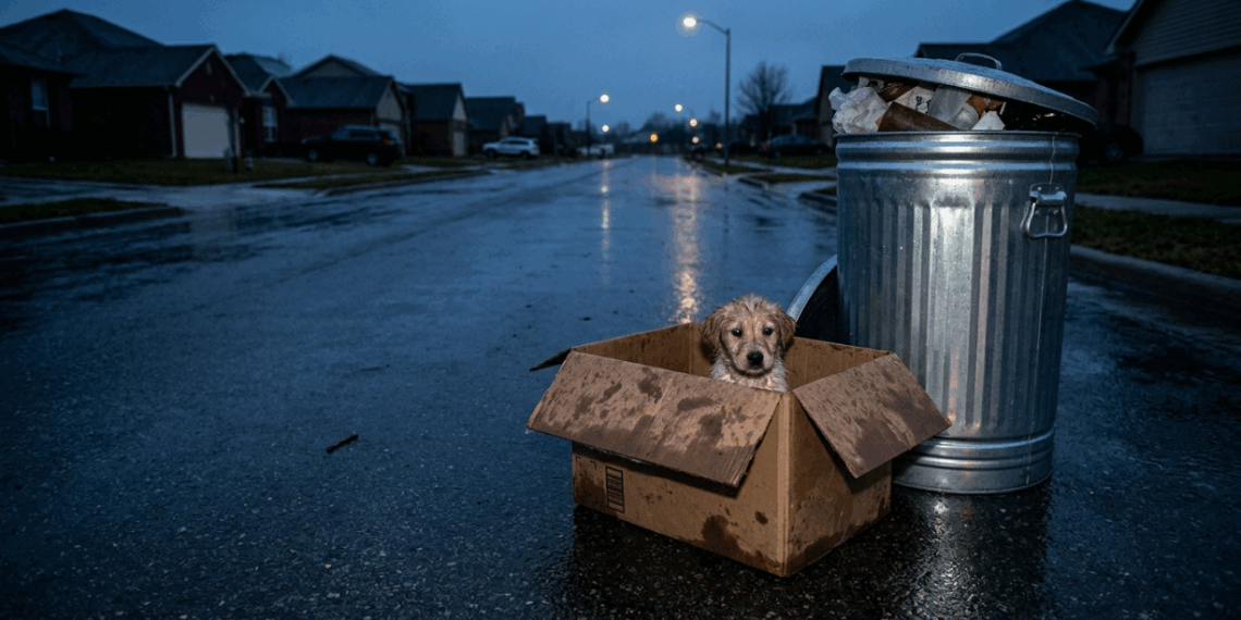 "Nada de deixá-lo para trás": Como um gesto simples de um entregador salvou a vida de um animal abandonado