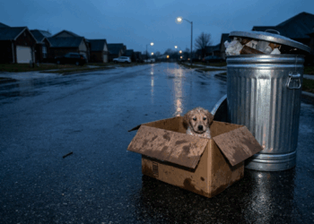 "Nada de deixá-lo para trás": Como um gesto simples de um entregador salvou a vida de um animal abandonado
