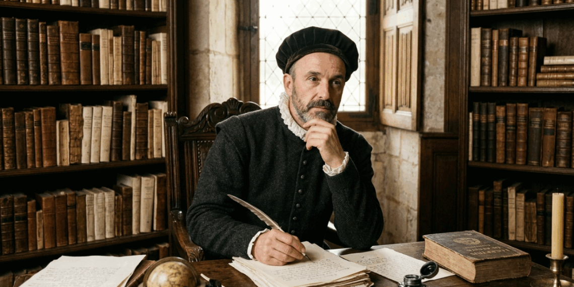 Michel de Montaigne, o inventor do ensaio e observador das contradições humanas: "Ninguém está livre de dizer bobagens. O ruim é dizê-las com seriedade.": reflexões sobre a soberba intelectual, a incapacidade de rir de si mesmo e a fragilidade do julgamento humano
