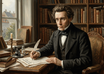 Søren Kierkegaard, pai do existencialismo cristão e filósofo da angústia: "A ansiedade é a vertigem da liberdade.": reflexões sobre o peso das escolhas diárias, o paralisante medo do futuro e o desespero de lidar com infinitas possibilidades