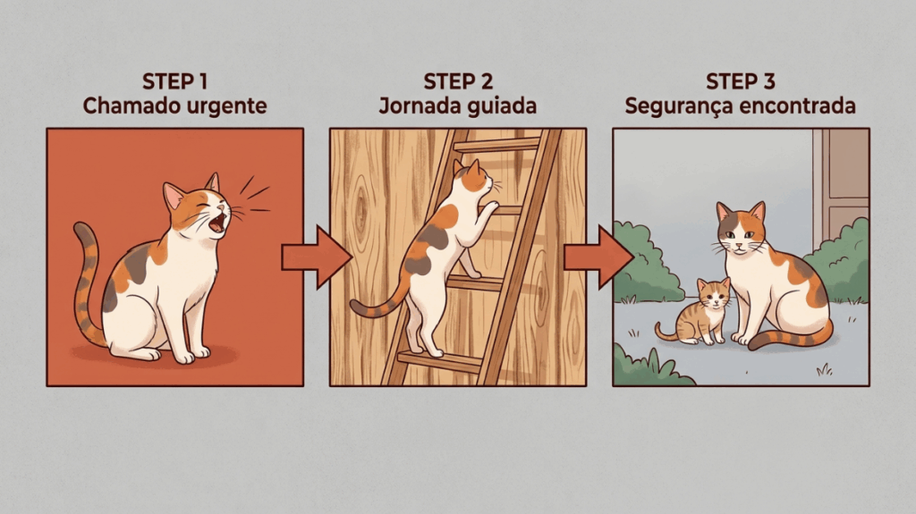 "O segredo no sótão": a emocionante história da gata que não descansou até levar sua humana ao resgate