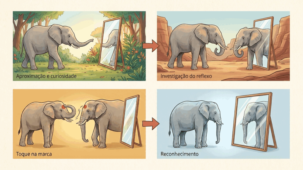 Você acha que conhece os elefantes? O teste do espelho revelou uma capacidade que poucos animais têm