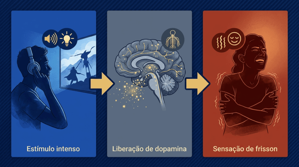 "Sinfonia de dopamina": como o cérebro antecipa e recompensa os clímax musicais com arrepios intensos