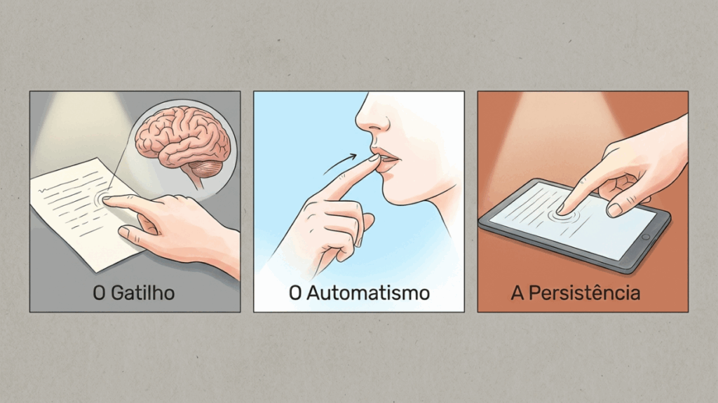 "Piloto automático": como o cérebro cria micro-hábitos que ignoram a modernidade dos objetos