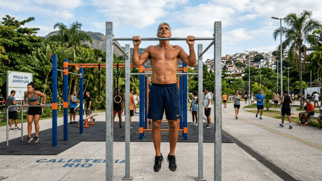 Dos 20 aos 60+ anos: Esta é a quantidade de barras fixas que você precisa fazer para ser considerado "em forma", e o que a força da parte superior do corpo diz sobre a densidade óssea e a saúde da sua coluna cervical