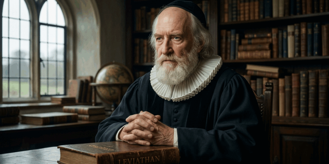 Thomas Hobbes, filósofo político que investigou a natureza crua da humanidade: "O homem é o lobo do homem."
