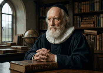 Thomas Hobbes, filósofo político que investigou a natureza crua da humanidade: "O homem é o lobo do homem."