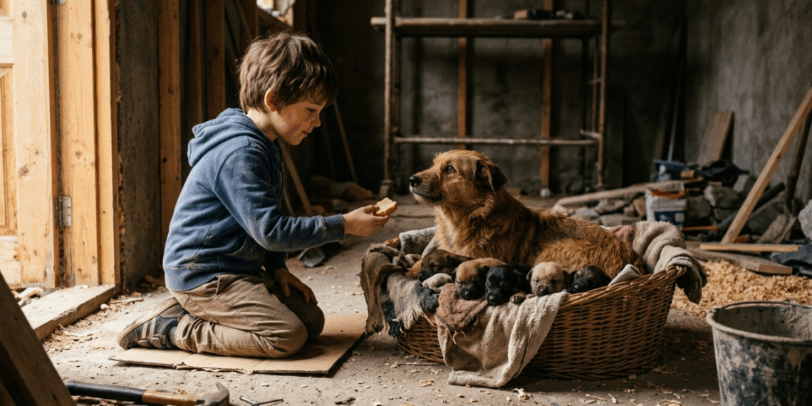 Compaixão não tem idade: a história do garoto que dividiu seu prato com animais abandonados
