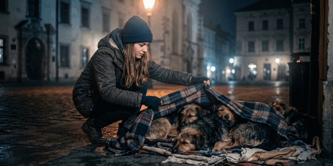 O que muda na vida dos cães de rua com a iniciativa de Betina Leal contra o frio extremo
