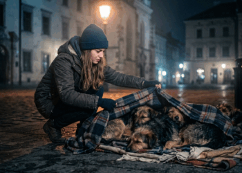 O que muda na vida dos cães de rua com a iniciativa de Betina Leal contra o frio extremo