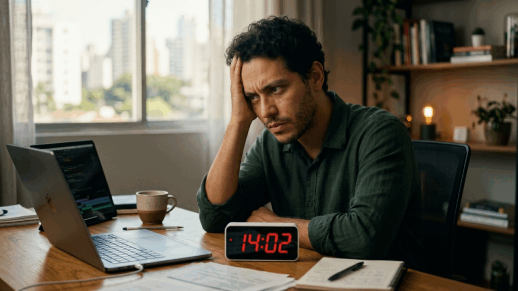 Entenda a procrastinação por simetria de horário e acabe com o perfeccionismo