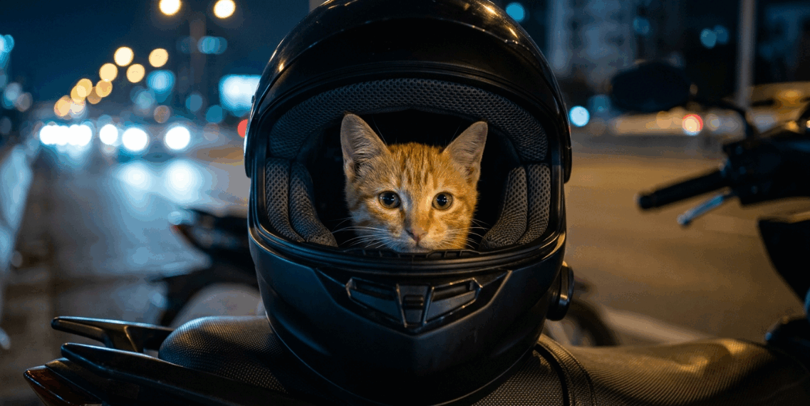 Conheça Amarelinho: o gato desnutrido salvo na Linha Amarela que hoje passeia de mochila