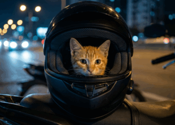 Conheça Amarelinho: o gato desnutrido salvo na Linha Amarela que hoje passeia de mochila
