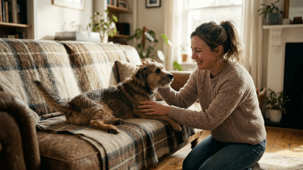 Pequena vitória, grande emoção: a história do pet que desafiou o diagnóstico com o apoio da dona