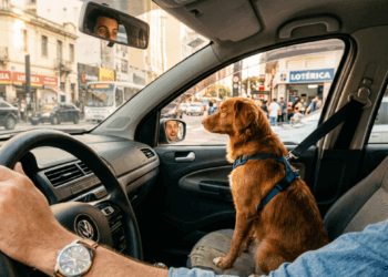 Corrida inusitada termina em reencontro emocionante após motorista reconhecer pet desaparecido