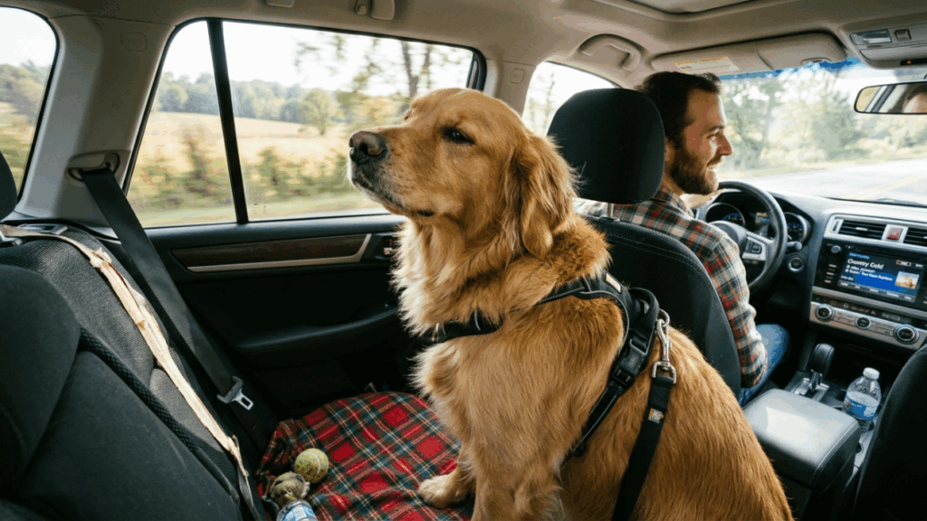 Conheça Otávio, o golden "cãovertido" que vira a cara no banco traseiro se tocar sertanejo