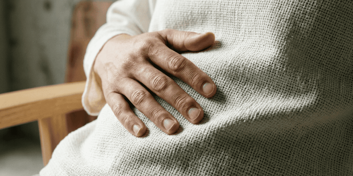 O que muda no seu corpo após comer demais e como o instinto de massagear a barriga traz alívio imediato