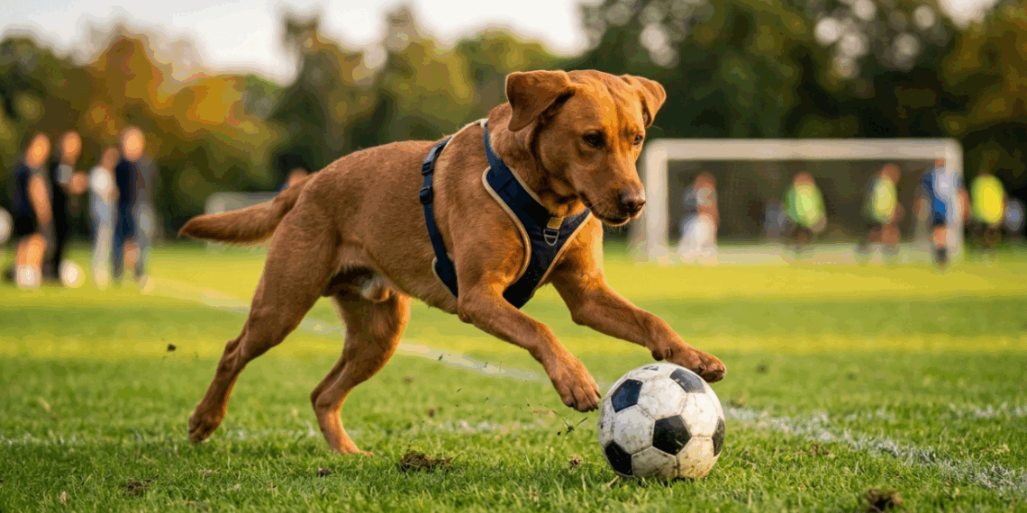 "Messi canina": Conheça a labradora que viralizou ao driblar com as patas