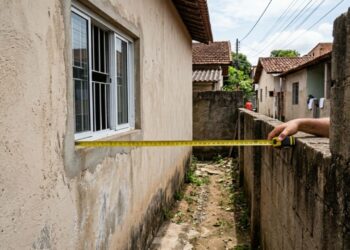 Um morador abre uma janela a menos de um metro e meio da linha divisória, tirando totalmente a privacidade do quintal vizinho, e é obrigado judicialmente a tapar a abertura com tijolos com base nas regras de construção do Código Civil